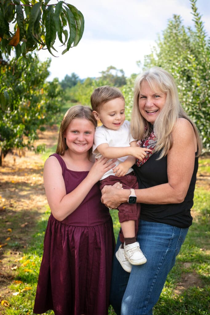 Fall family photos in Western North Carolina