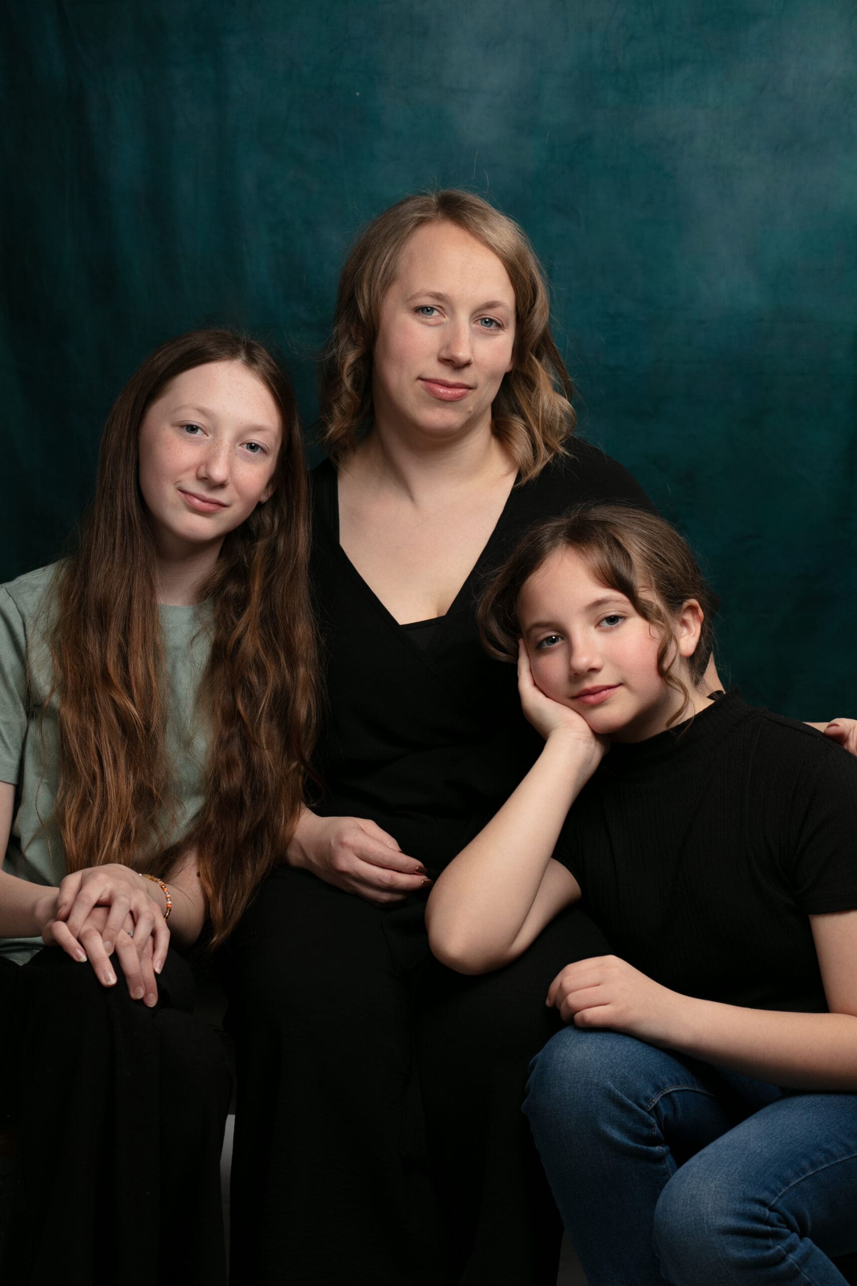 Holiday studio legacy sessions in Asheville NC